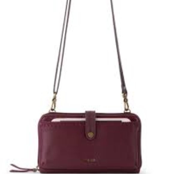 The Sak Handbags - The Sak Iris Leather Convertible Crossbody Wristlet - NWT's